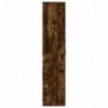 Füstös tölgyszínű szerelt fa cipőszekrény 80 x 39 x 178 cm