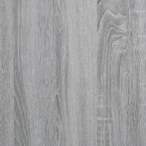 Szürke sonoma színű szerelt fa cipősszekrény 80 x 39 x 178 cm
