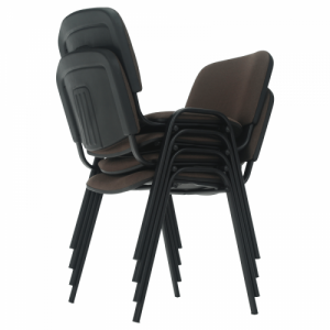 Irodai szék, barna, ISO NEW