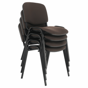 Irodai szék, barna, ISO NEW