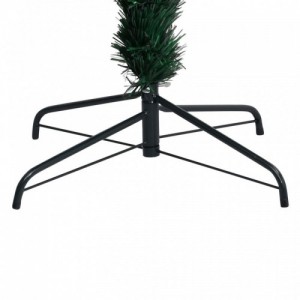 Zöld száloptikás műkarácsonyfa állvánnyal 240 cm