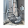 Függő fotel, átlátszó|arany|rózsaszín, BUBBLE NEW TYP 1