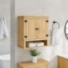 Corona tömör fenyőfa fali fürdőszobaszekrény 70 x 33 x 70,4 cm