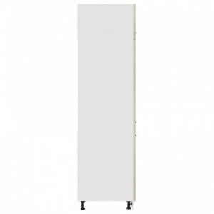 Sonoma-tölgy színű forgácslap szekrény hűtőhöz 60 x 57 x 207 cm