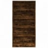 Füstös tölgy színű szerelt fa ruhásszekrény 100 x 50 x 200 cm