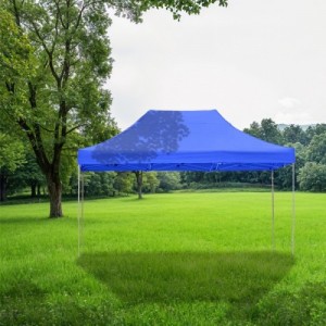 Összecsukható kerti pavilon 3x4 m kék