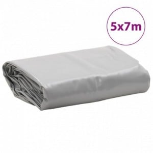 Szürke ponyva 5 x 7 m 650 g|m²