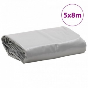 Szürke ponyva 5 x 8 m 650 g|m²