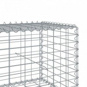 Horganyzott vas gabion kosár fedéllel 500 x 50 x 50 cm