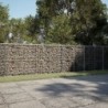 Horganyzott vas gabion kosár fedéllel 800 x 50 x 100 cm