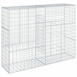 Horganyzott vas gabion kosár fedéllel 200 x 50 x 150 cm