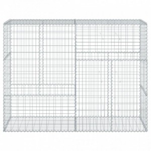 Horganyzott vas gabion kosár fedéllel 200 x 50 x 150 cm