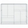 Horganyzott vas gabion kosár fedéllel 200 x 50 x 150 cm