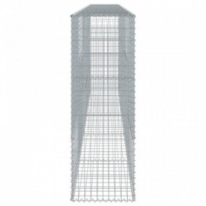 Horganyzott vas gabion kosár fedéllel 500 x 50 x 150 cm