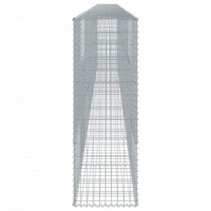 Horganyzott vas gabion kosár fedéllel 900 x 50 x 150 cm