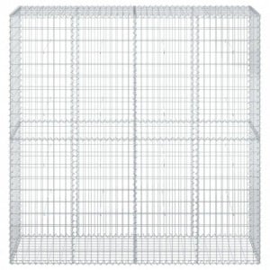 Horganyzott vas gabion kosár fedéllel 200 x 50 x 200 cm