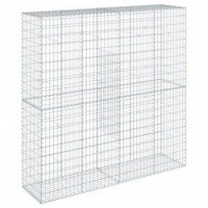 Horganyzott vas gabion kosár fedéllel 200 x 50 x 200 cm