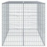 Horganyzott vas gabion kosár fedéllel 200 x 100 x 100 cm