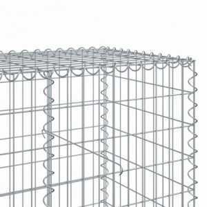 Horganyzott vas gabion kosár fedéllel 200 x 100 x 100 cm