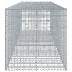 Horganyzott vas gabion kosár fedéllel 450 x 100 x 100 cm