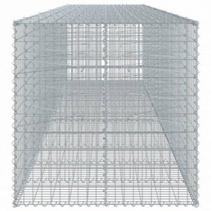 Horganyzott vas gabion kosár fedéllel 550 x 100 x 100 cm