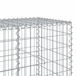 Horganyzott vas gabion kosár fedéllel 850 x 100 x 100 cm