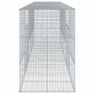 Horganyzott vas gabion kosár fedéllel 500 x 100 x 150 cm