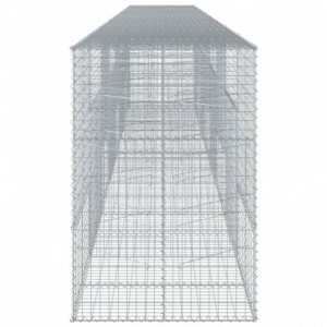 Horganyzott vas gabion kosár fedéllel 800 x 100 x 150 cm