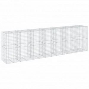 Horganyzott vas gabion kosár fedéllel 700 x 100 x 200 cm